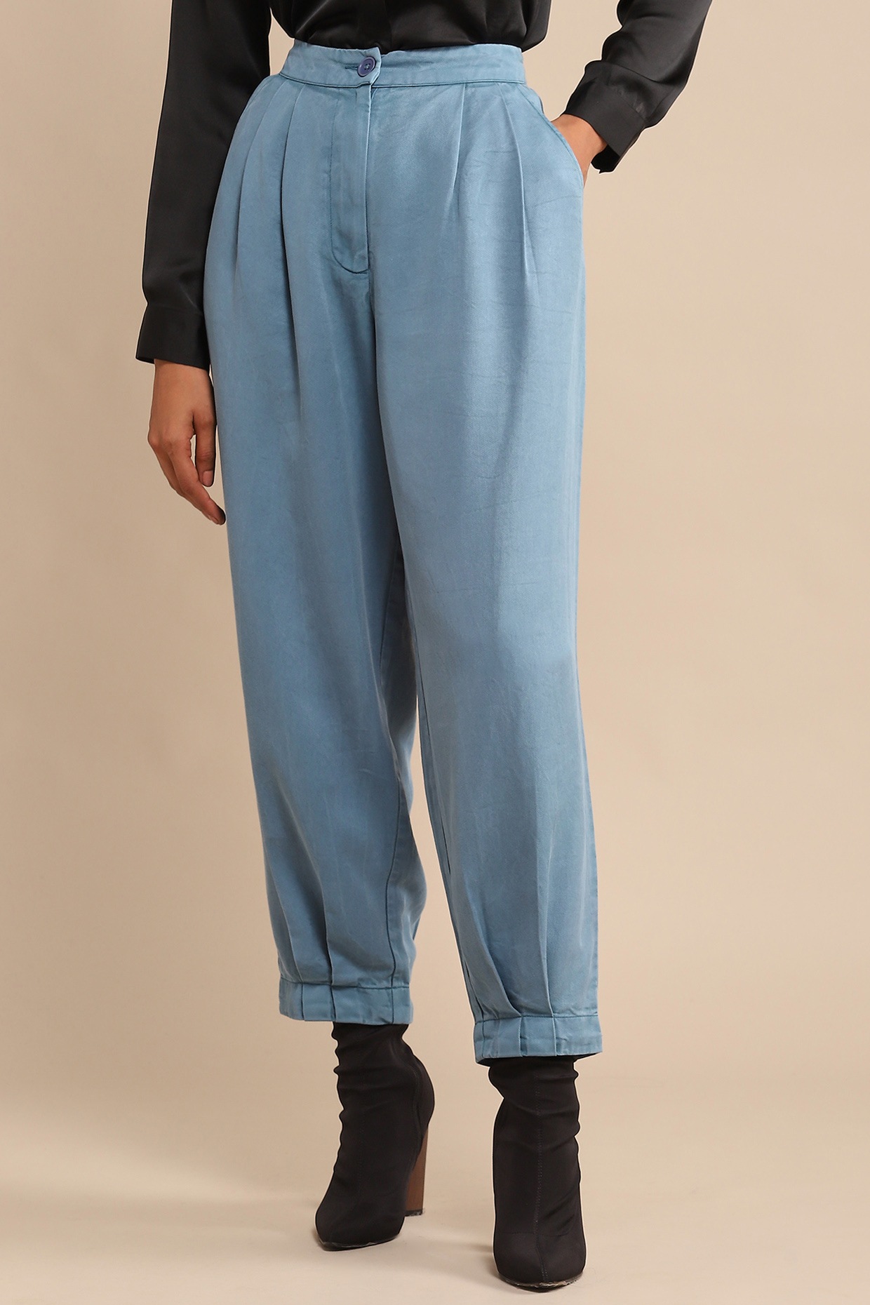 Kolkata Applique Wide-leg Pants (Designer trousers) – Chaa Latte