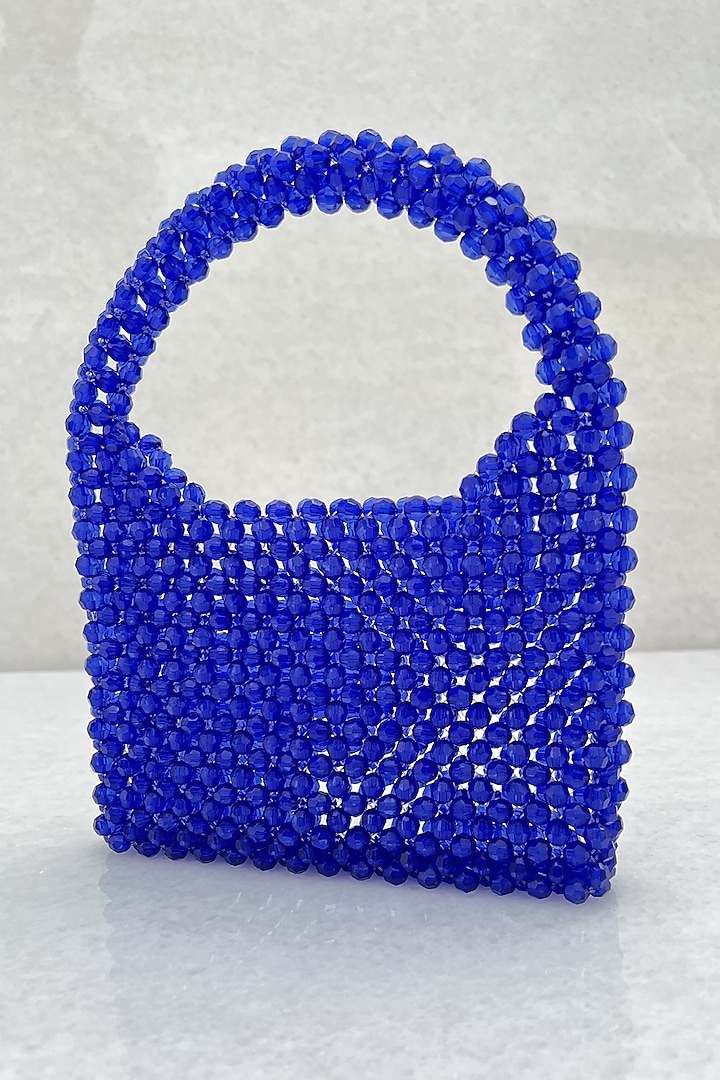 Blue Acrylic Crystal Handbag by Rubilon