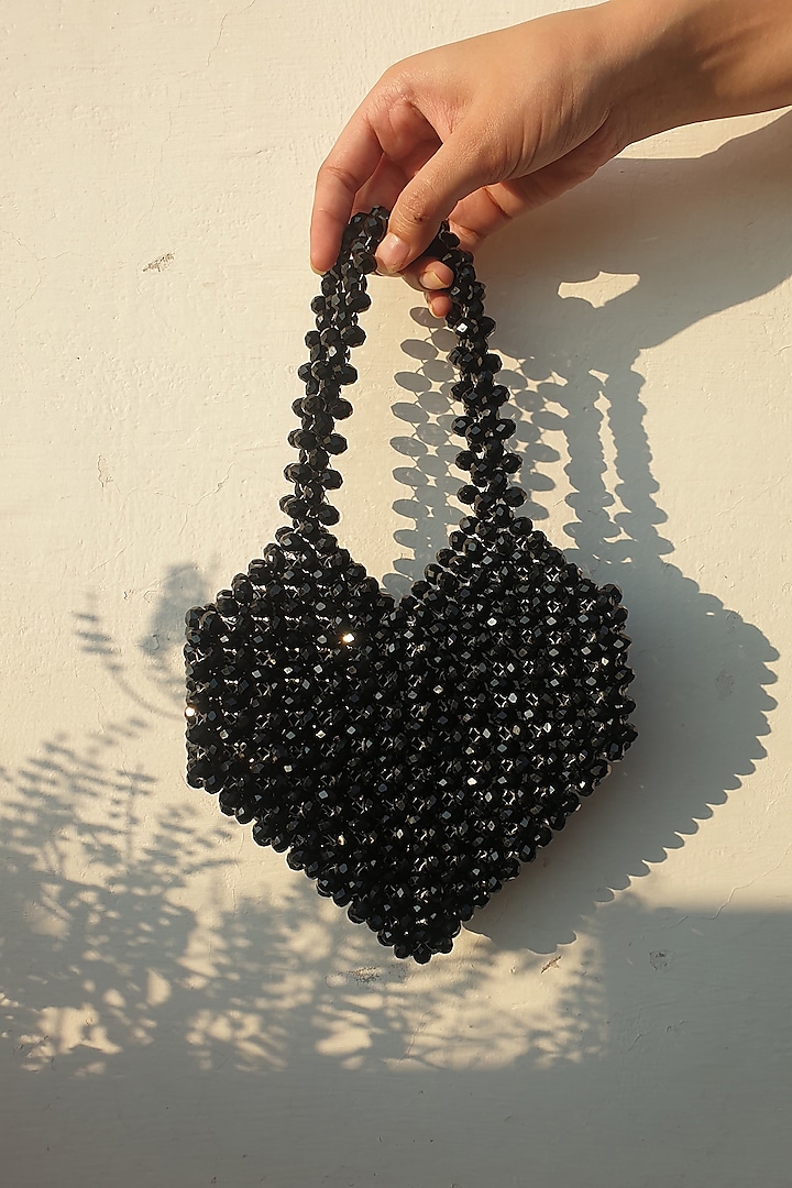 Beaded Heart Purse