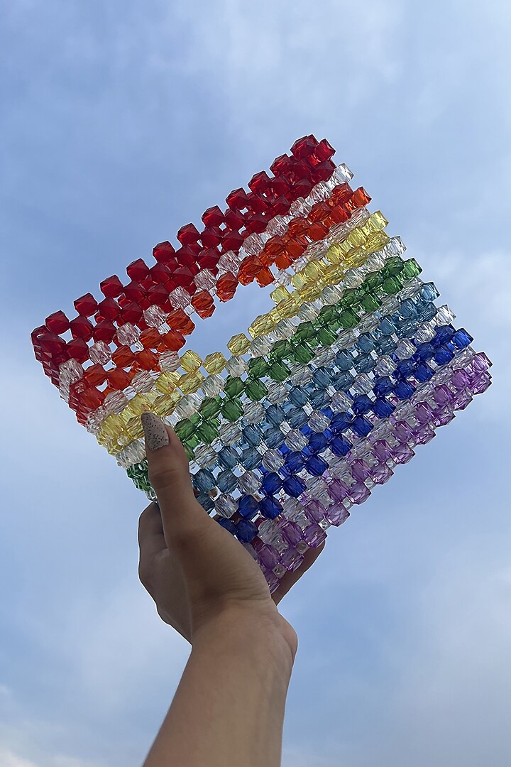 Multi-Colored Acrylic Crystal Handbag by Rubilon at Pernia's Pop Up Shop
