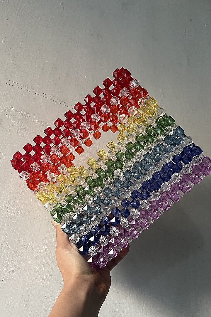 Multi-Colored Acrylic Crystal Handbag by Rubilon at Pernia's Pop Up Shop