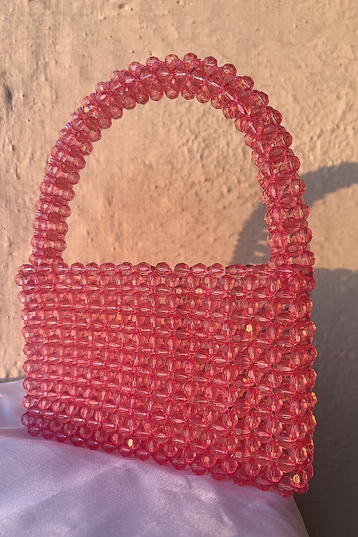 Pink Acrylic Crystal Handbag by Rubilon at Pernia's Pop Up Shop