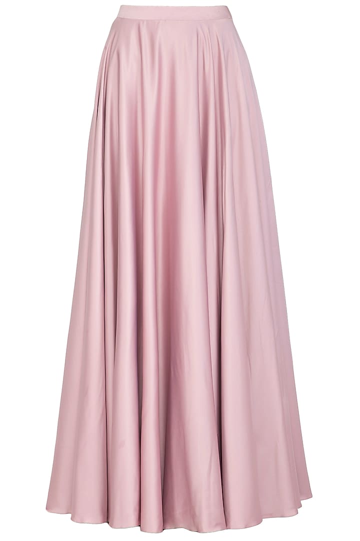 Mauve Embroidered Draped Kurta With Party Wear Sharara Pants by Ruceru Couture at Pernia's Pop Up Shop