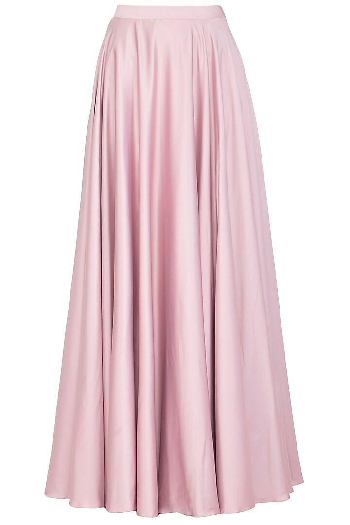 Mauve Embroidered Kurta With Cone Skirt by Ruceru Couture at Pernia's Pop Up Shop
