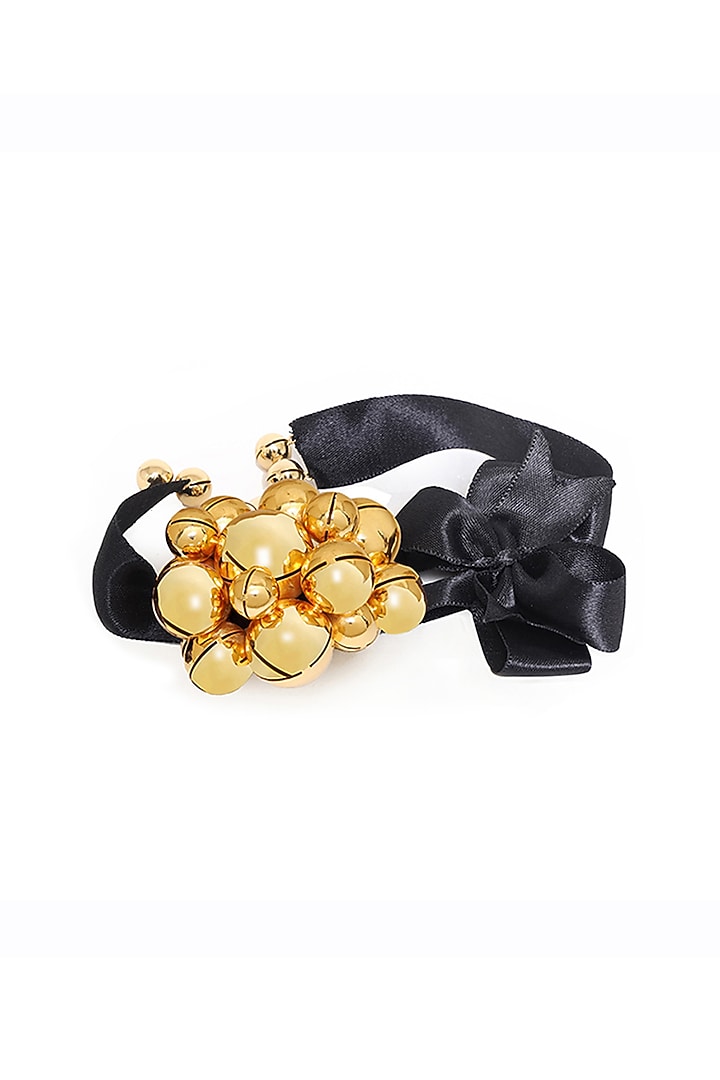 Gold Finish Phoenix Bracelet by Ruhheite at Pernia's Pop Up Shop