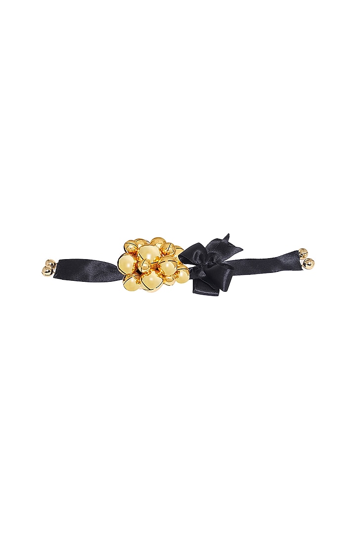 Gold Finish Phoenix Bracelet by Ruhheite at Pernia's Pop Up Shop