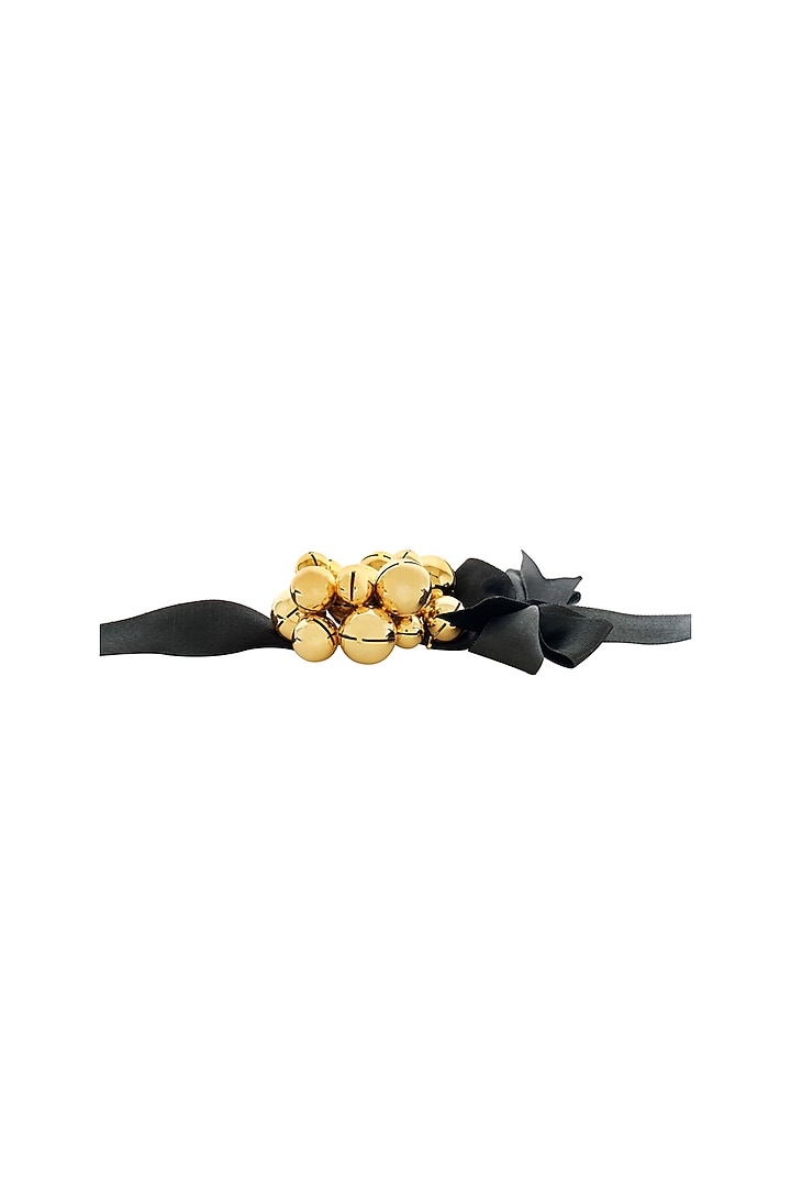 Gold Finish Phoenix Choker Necklace by Ruhheite at Pernia's Pop Up Shop