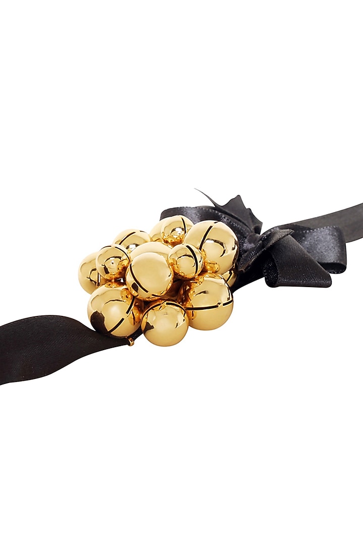 Gold Finish Phoenix Choker Necklace by Ruhheite at Pernia's Pop Up Shop