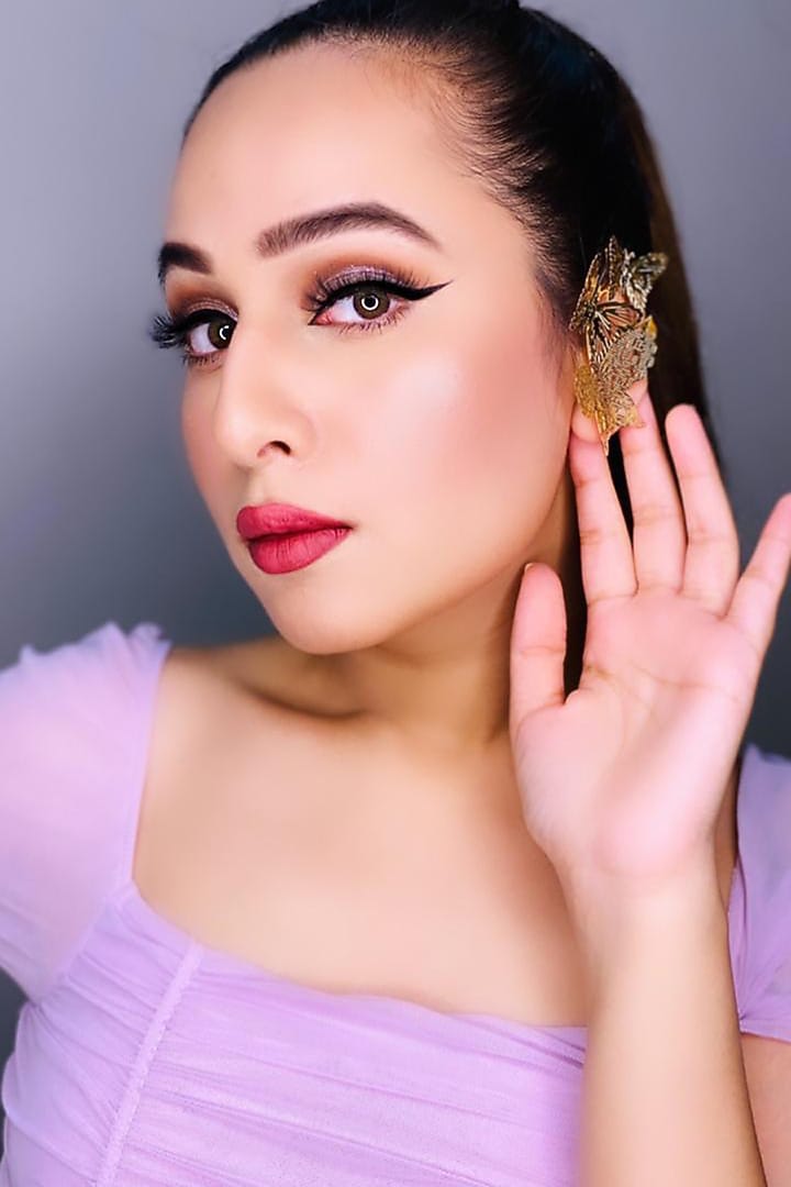 Gold Finish Butterfly Earcuffs by Ruhheite at Pernia's Pop Up Shop