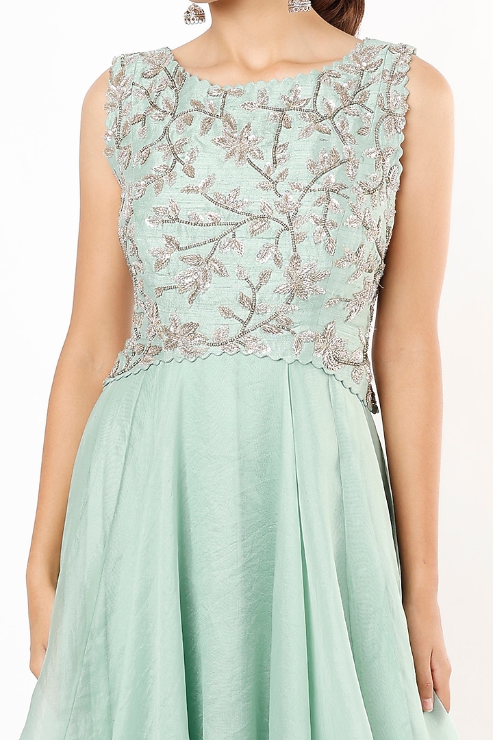 princess polly baby blue dress Girls Green Party Dresses main image 0