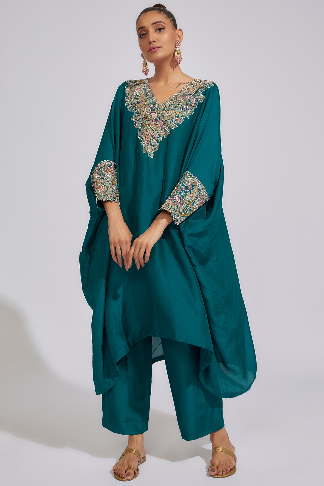 One side kaftan outlet dress