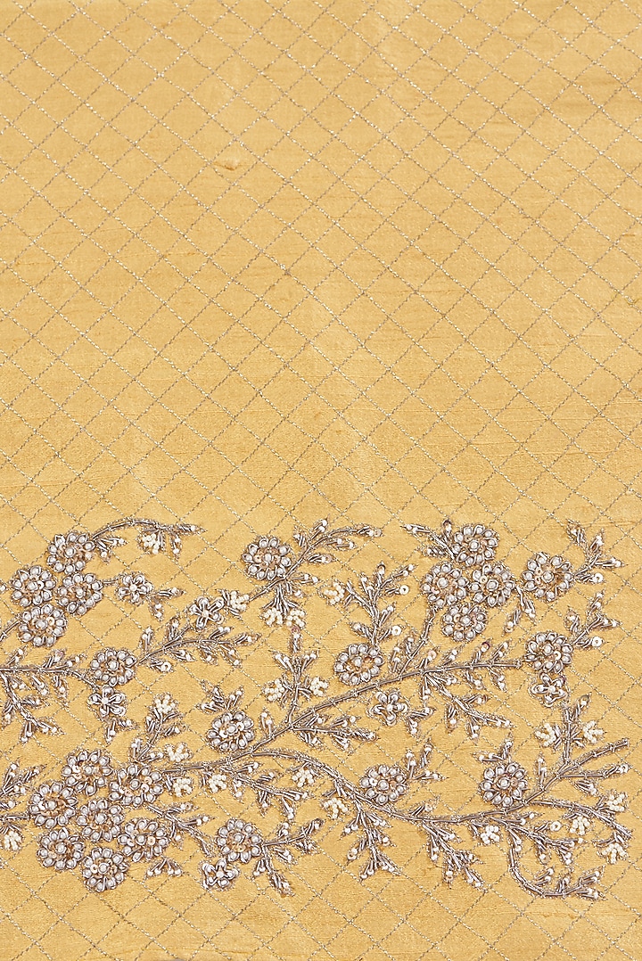 Blush Pink Embellished Bridal Saree Set by Mrunalini Rao at Pernia's Pop Up Shop
