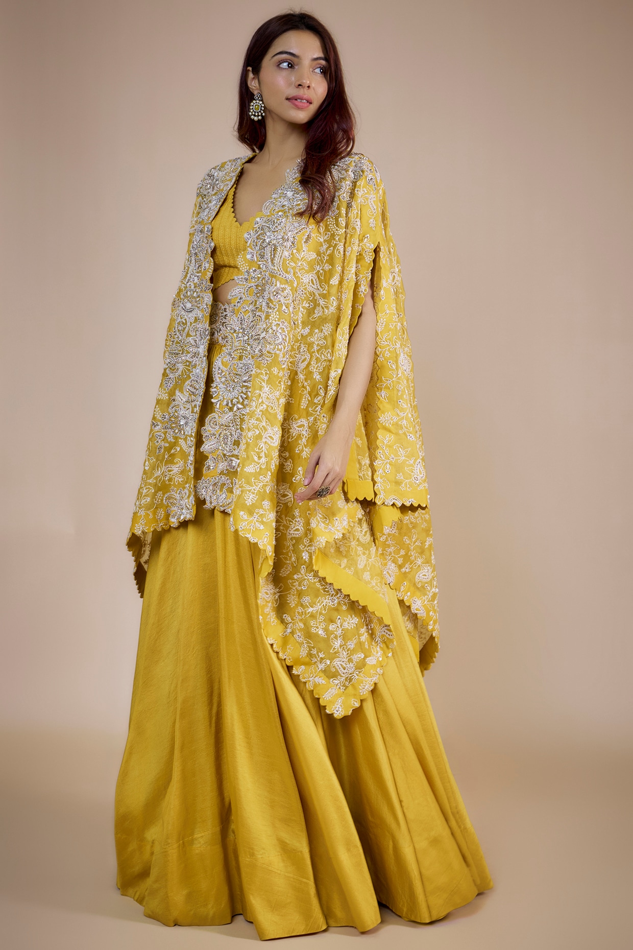Buy Pakistani embroidered chiffon dress Online | Farasha