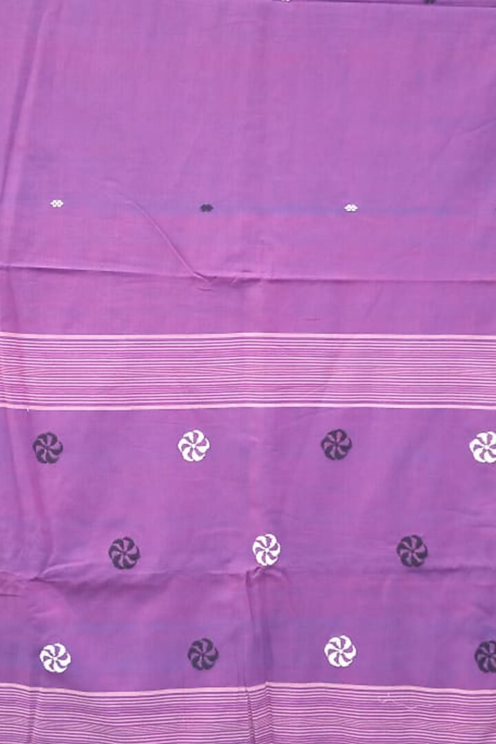 Purple Handwoven Saree by Rupali Kalita at Pernia's Pop Up Shop