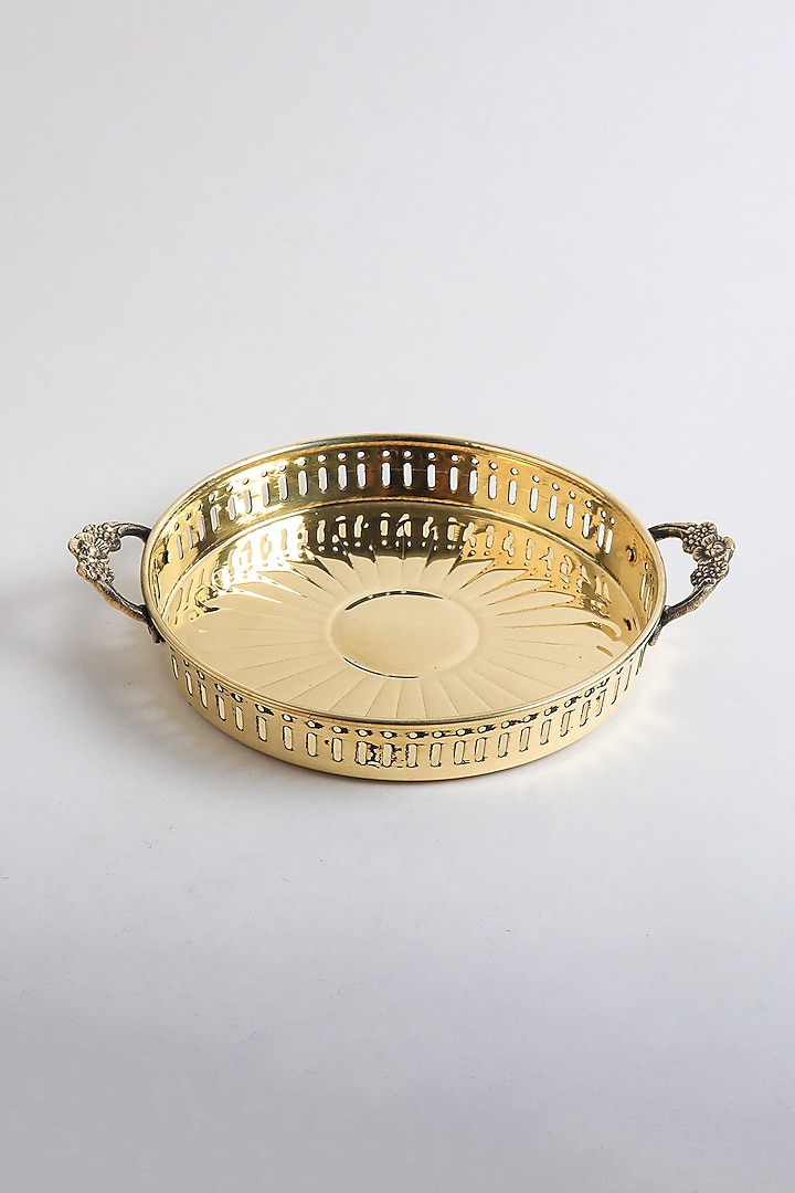 Gold Brass Tray by RURAL THEORY