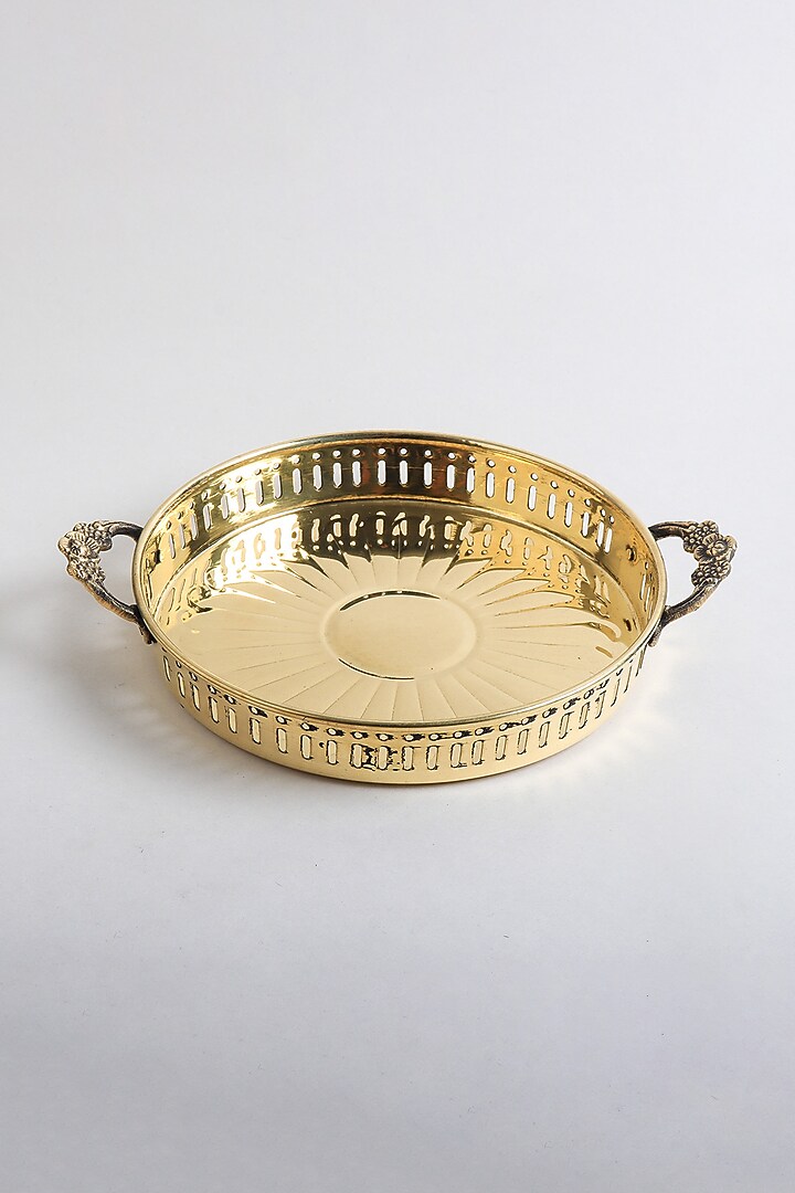 Gold Brass Tray by RURAL THEORY at Pernia's Pop Up Shop