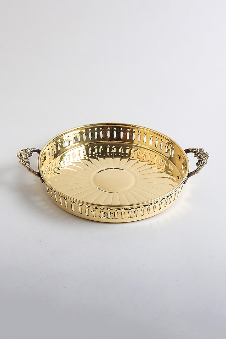 Gold Brass Tray by RURAL THEORY at Pernia's Pop Up Shop