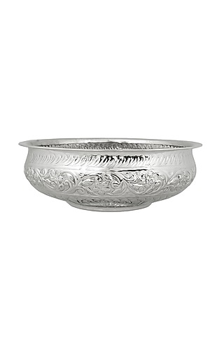 Silver Brass Urli by RURAL THEORY
