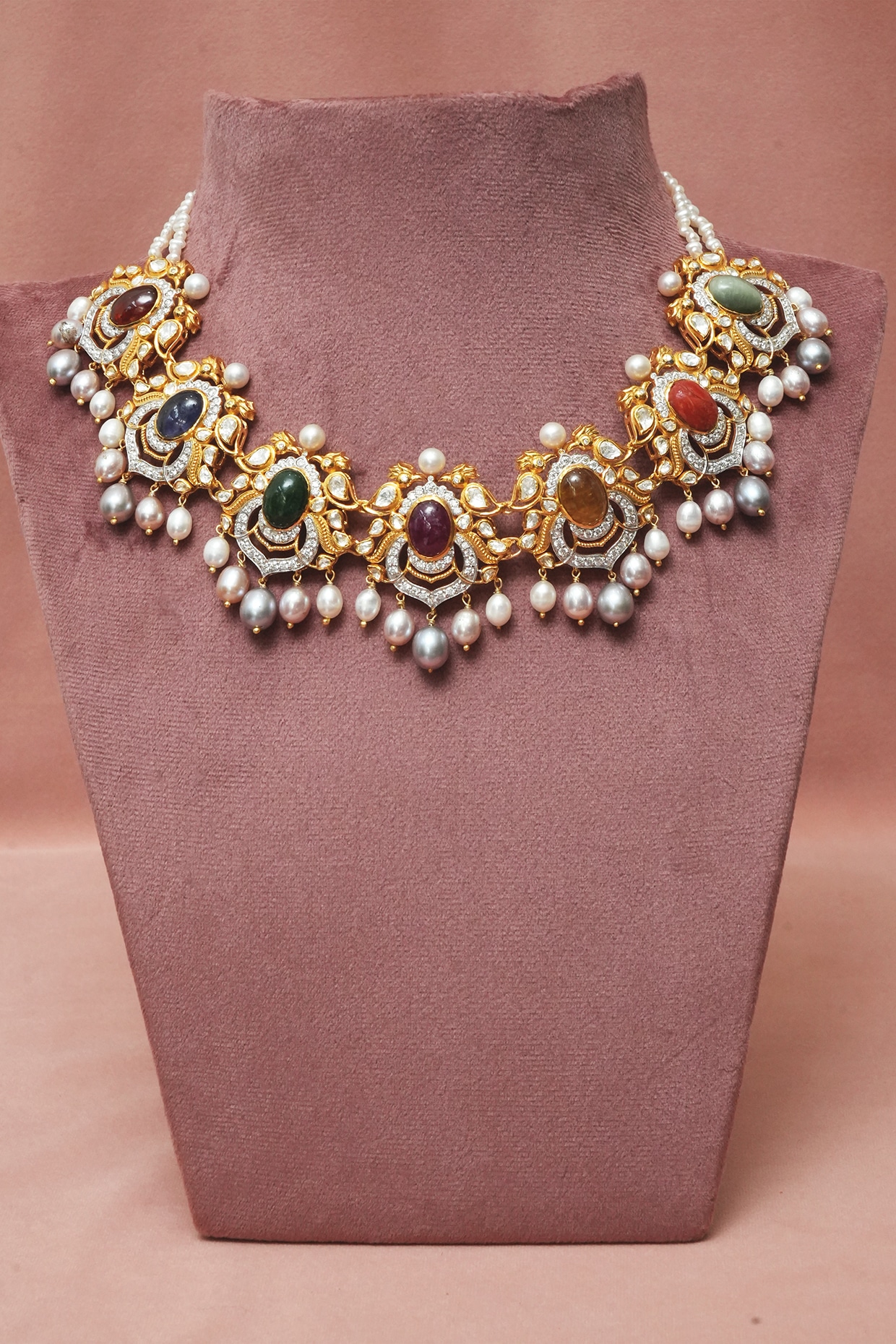 Navratna necklace deals