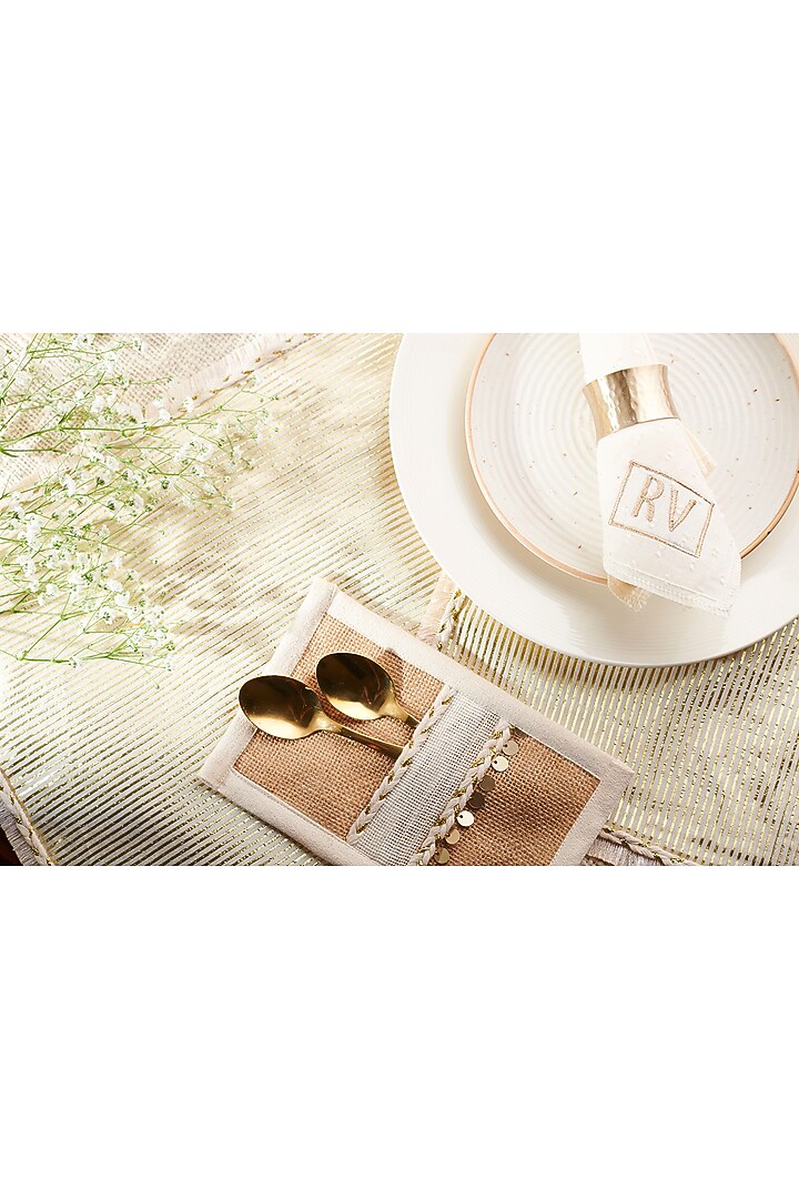 Ivory Breezy Morning Set (Set of 20) by Rishi & Vibhuti - Homeware at Pernia's Pop Up Shop