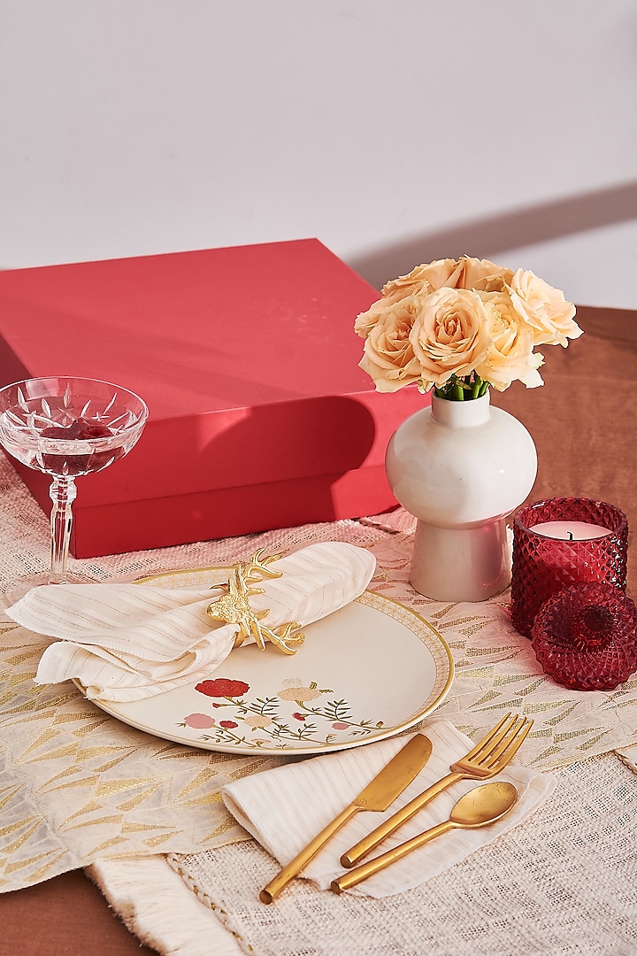 White Tablescape Set  by Rishi & Vibhuti - Homeware