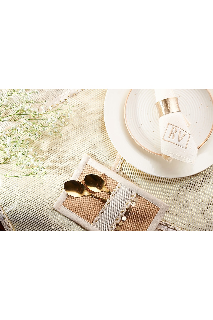 Ivory Breezy Morning Set (Set of 13) by Rishi & Vibhuti - Homeware at Pernia's Pop Up Shop