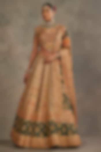 Multi-Colored Silk Hand Embroidered Bridal lehenga for 22 Lehenga Set by The Royaleum Atelier at Pernia's Pop Up Shop