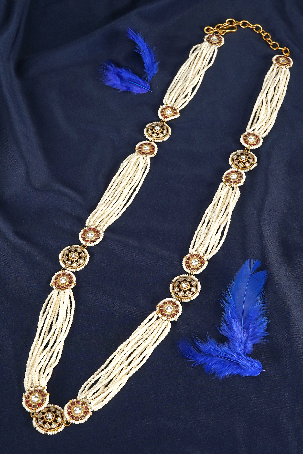 Gold Semi-Precious Beaded Mala by Suhana art & jewels