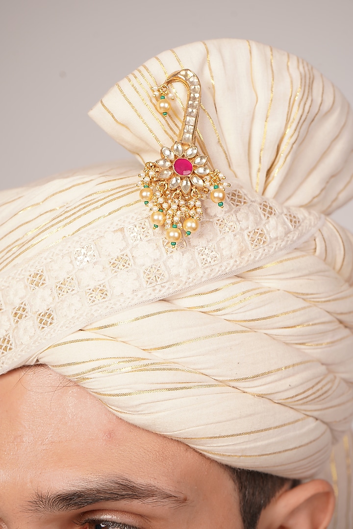 Gold Ruby & Emerald Kalangi by Suhana art & jewels at Pernia's Pop Up Shop