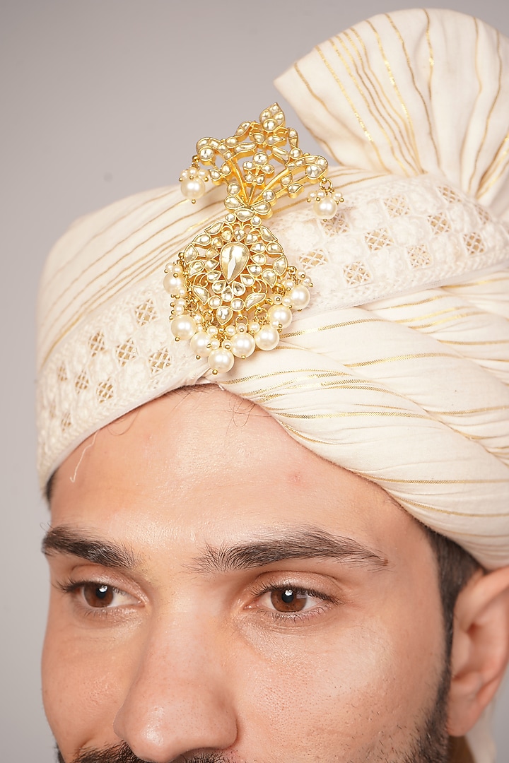 Gold Pearl Kalangi by Suhana art & jewels at Pernia's Pop Up Shop