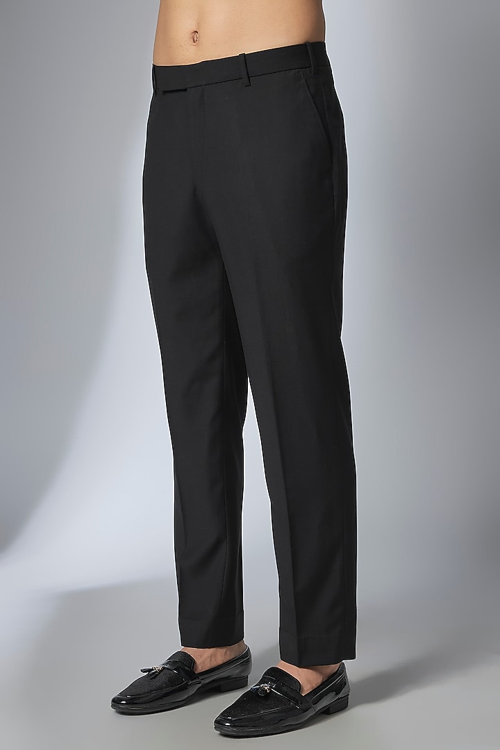 Black Premium Giza Cotton Cutdana Embroidered Party Wear Shirt by SALIL BHATIA at Pernia's Pop Up Shop