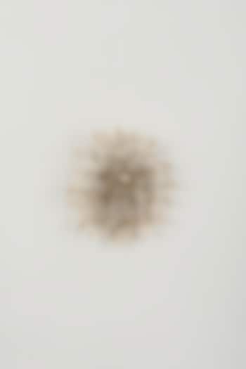 Antique Finish Embellished Floral Burst Brooch by SALIL BHATIA at Pernia's Pop Up Shop