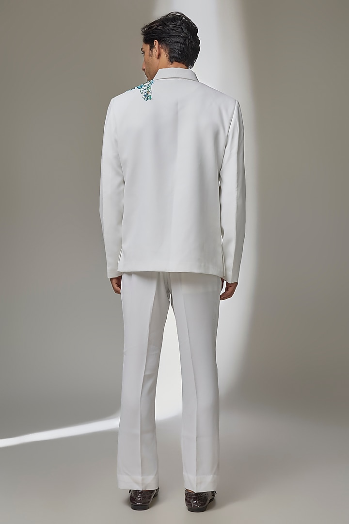 Ivory Japanese Fabric Co-Ord Set by SALIL BHATIA at Pernia's Pop Up Shop