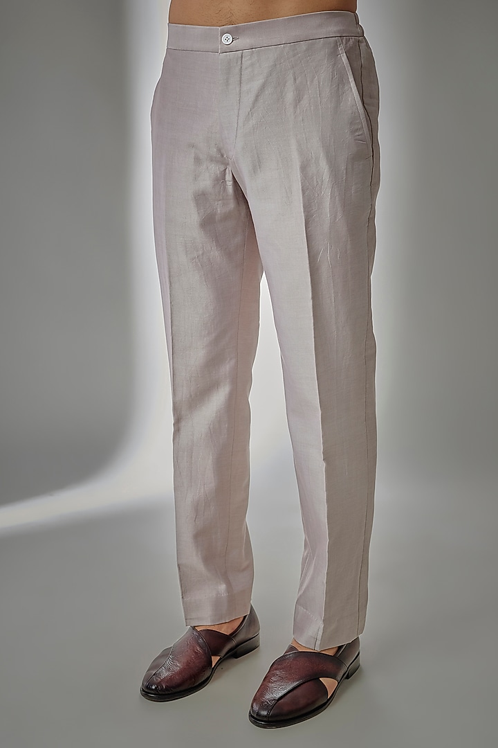 Champagne Pink Dola Silk Sequin Embellished Groom Sherwani Set by SALIL BHATIA at Pernia's Pop Up Shop