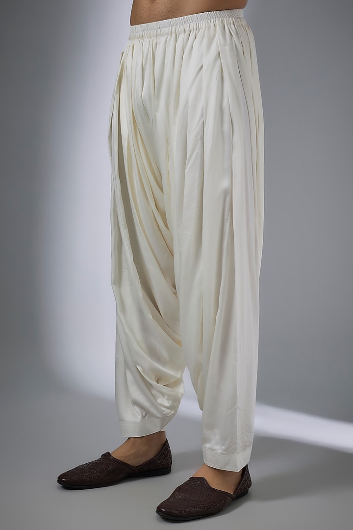 Iceberg Blue Dola Silk Sequins Embellished Kurta Set by SALIL BHATIA at Pernia's Pop Up Shop