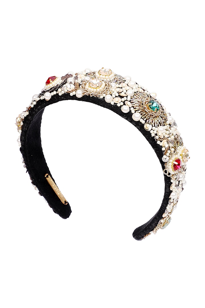 Multi-Coloured Embellished Hairband by Studio Accessories at Pernia's Pop Up Shop