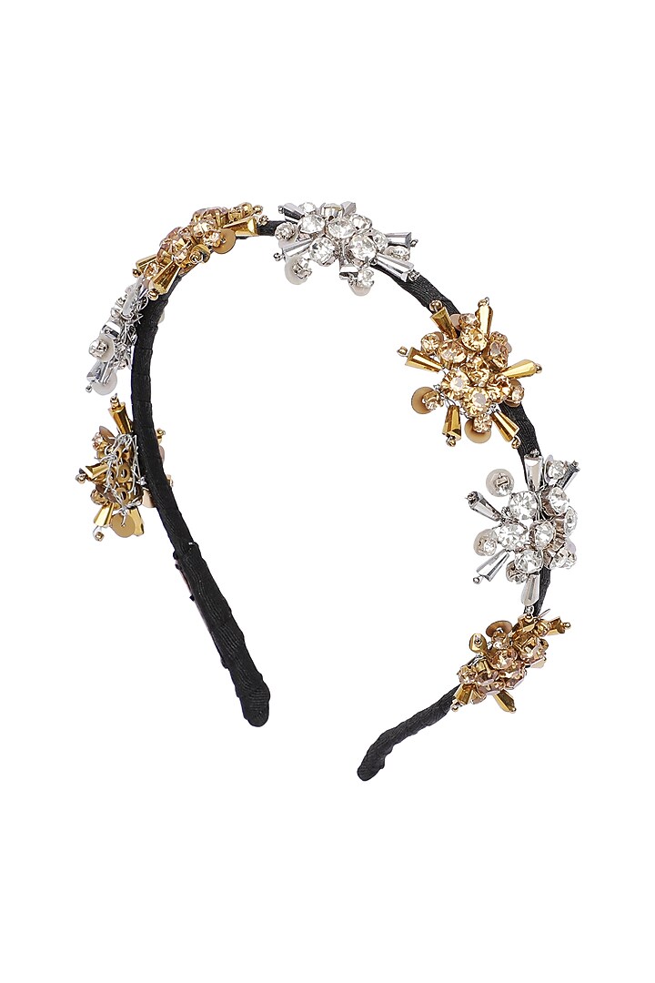 Gold & Silver Embellished Hairband by Studio Accessories at Pernia's Pop Up Shop