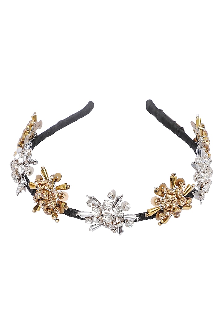 Gold & Silver Embellished Hairband by Studio Accessories at Pernia's Pop Up Shop