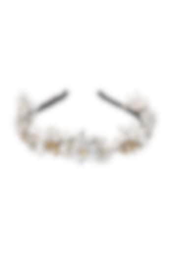 Silver Embellished Hairband by Studio Accessories at Pernia's Pop Up Shop