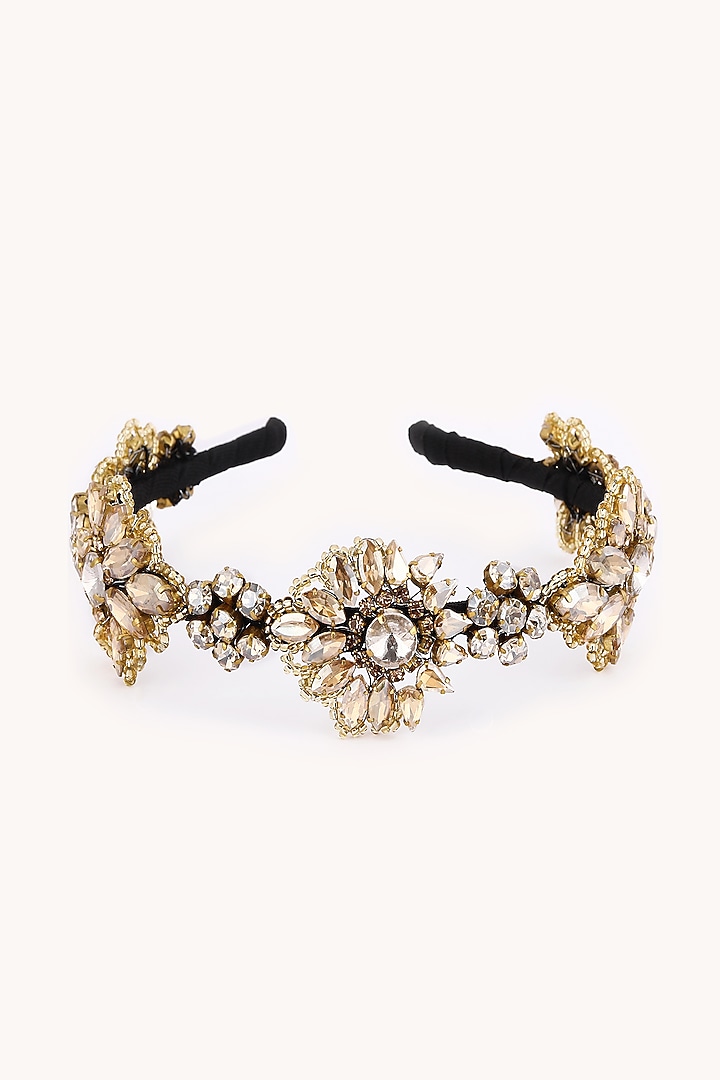 Gold Metal Hairband by Studio Accessories at Pernia's Pop Up Shop
