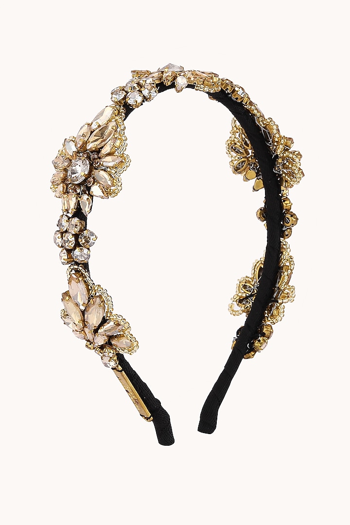 Gold Metal Hairband by Studio Accessories at Pernia's Pop Up Shop