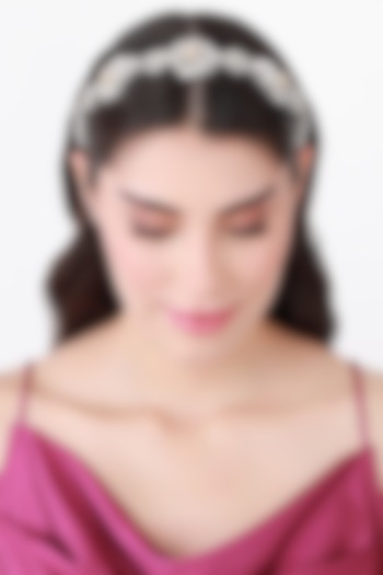 Silver Metal Hairband by Studio Accessories at Pernia's Pop Up Shop