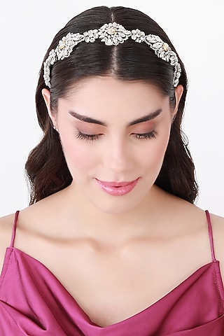Silver Metal Hairband by Studio Accessories