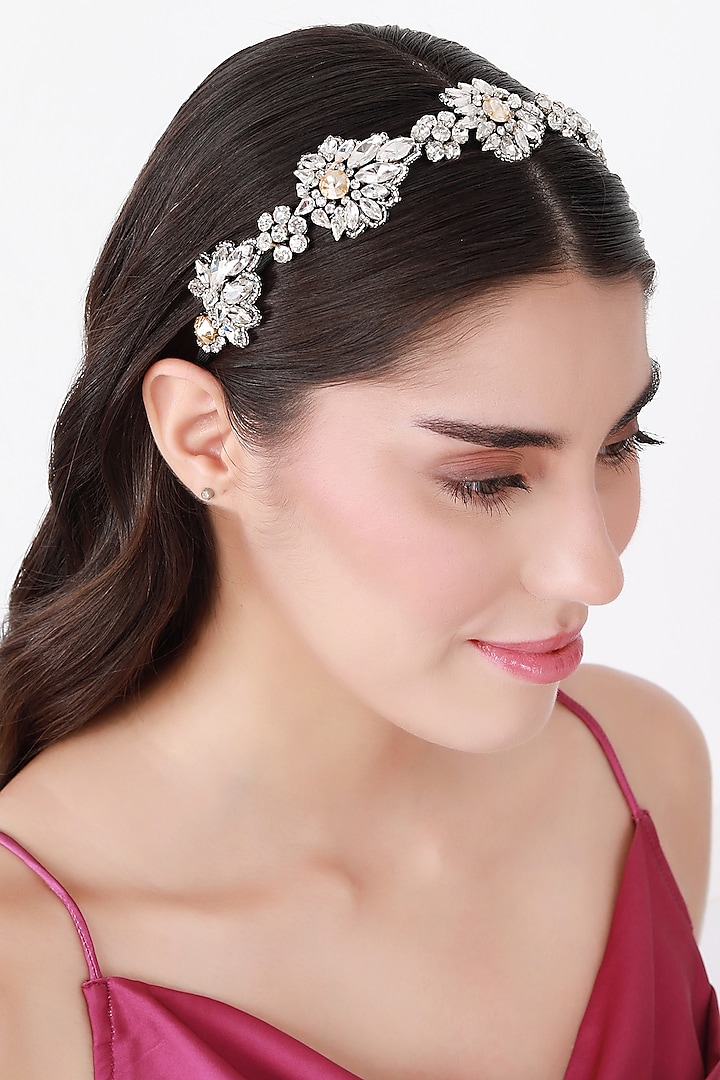 Silver Metal Hairband by Studio Accessories at Pernia's Pop Up Shop