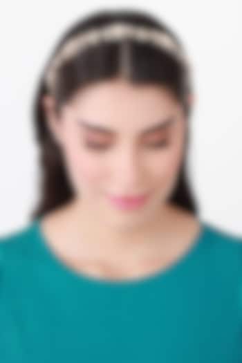 Gold Metal Hairband by Studio Accessories at Pernia's Pop Up Shop