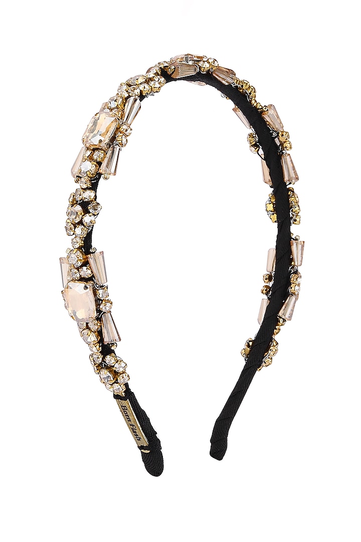 Gold Metal Hairband by Studio Accessories at Pernia's Pop Up Shop