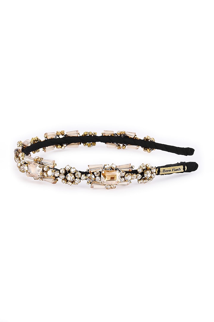Gold Metal Hairband by Studio Accessories at Pernia's Pop Up Shop