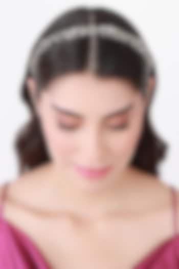 Black Metal Hairband by Studio Accessories at Pernia's Pop Up Shop