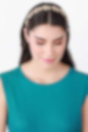 Gold Metal Hairband by Studio Accessories at Pernia's Pop Up Shop