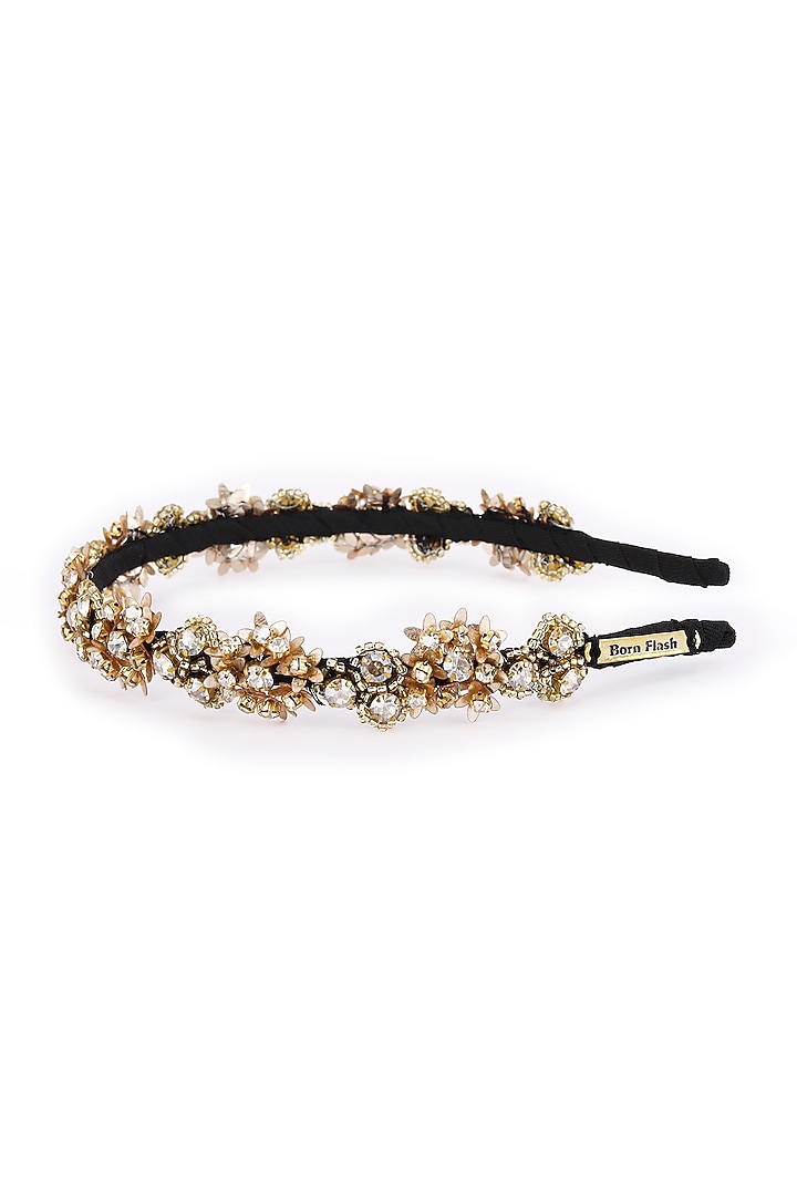 Gold Metal Hairband by Studio Accessories at Pernia's Pop Up Shop